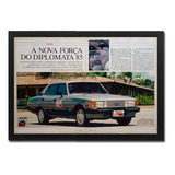 Chevrolet Opala Diplomata 1985 Quadro Matéria De Revista