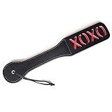 Chibata Chicote XOXO Preto E Vermelho 32-0cm X 5-5cm Em Material Premium