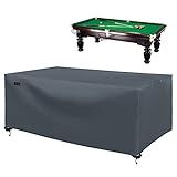 CHICHILLA Capa Impermeável Oxford De Alta Densidade Para Mesa De Bilhar De 2 13 M Capa De Mesa De Sinuca Com Proteção Solar Resistente à Poeira 600D 233 66 Cm C X 132 14 Cm L X 83 82 Cm A 