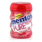 Chicle Mentos Sem Açúcar Pote 48g 56g Pure Fresh Sabores