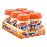 Chiclete Mentos Pote 6x56g Vitamins Citrus
