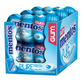 Chiclete Mentos Purefresh Mint Com 6 Potes 552g
