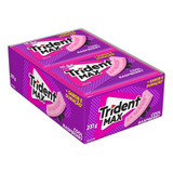 Chiclete Trident Max Raspberry S Açúcar Cx 14u De16 5g