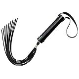 Chicote Com 10 Tiras Em Corda De 40cm Preto