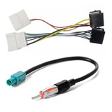 Chicote Conector Dvd Multimídia Radio E Antena Logan Captor