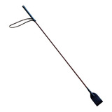 Chicote De Equitação Hipismo Fibra E Couro 70 Cm Com Correia