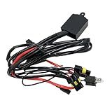 Chicote De Fiação Do Farol Chicote De Fios Do Farol Chicote De Fiação De Fio 12V Feixe De Luz Variável H4 Chicote Elétrico De Farol à Prova D água Chicote Elétrico De Automóvel