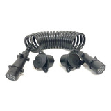 Chicote Elétrico 7 Vias Com 2 Tomadas Cavalo carreta 5 5mts