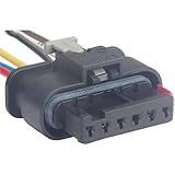 Chicote Para Motor Atuador Fech 6 Vias Femea Preto L 19 2