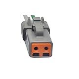 Chicote Reparo 2 Vias Caminhao Onibus Agricola Linha Deutsch Femea 1 00Mm