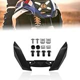 CHIFUN Spoiler Dianteiro Winglets Downforce Substituição Para BMW R1300GS R1300 GS 2023 2024 Carenagem De Motocicleta Bico Aerodinâmico Extensão Do Cone Do Nariz Preto Fosco 