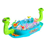 Children Catapult Marble Toy Dinosaur Battle Board Play 1