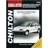 Chilton S General Motors Chevrolet Sprint