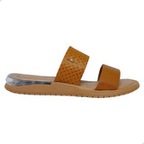 Chinelo Anatomico Amortecedor Usaflex Couro Esporão Original