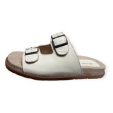 Chinelo Birken Couro Comfort Anatomico