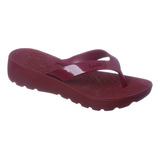 Chinelo De Dedo Feminino Dijean Bordô Desconto Promoção