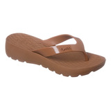 Chinelo De Dedo Feminino Dijean Marrom Desconto Promoção