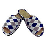 Chinelo De Palha Pantufa Tipo Japonês Confortável Algodão