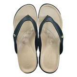 Chinelo Feminino De Dedo Anatômico Couro Até 42 Usaflex 0901