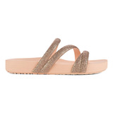 Chinelo Feminino Grendene Zaxy Sandalia Birken Glitter Novo