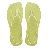 Chinelo Feminino Havaianas Rasteirinha Soleil Bico Quadrado