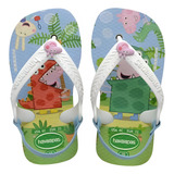Chinelo Havaianas Baby C Elástico Peppa Pig Personagens