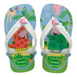 Chinelo Havaianas Baby Com Elástico Peppa Pig Original