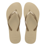 Chinelo Havaianas Fantasia Feminino Tira Detalhe Fina Slim