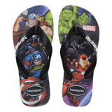Chinelo Havaianas Kids Infantil Top Marvel Vingadores