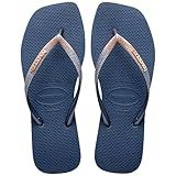 Chinelo Havaianas Slim Square Glitter