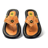 Chinelo Masculino Em Couro Legitimo Caterpillar