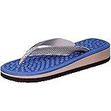 Chinelo Mundoflex Anabela Azul Ref 812 Tamanho 39 40