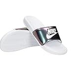 Chinelo Nike Slide Benassi Jdi Metalizado Branco Frutacor