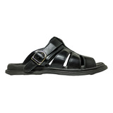 Chinelo Ortopédico Anatômico Anti Stress Masculino Couro