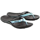 Chinelo Ortopédico Anatômico Vegano Alcalay Macio Antiderrapante 35 Azul Turquesa
