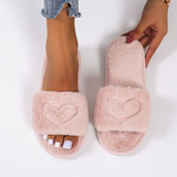 Chinelo Pantufa Slide Aberto Quarto Feminina Flexível Luxo