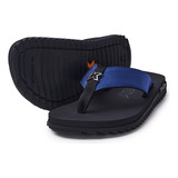 Chinelo Sandalia Kenner Kivah Preto Azul Tratorado Original