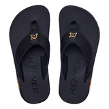 Chinelo Sandalia Kenner Masculino Kivah Tks 01 Preto