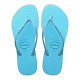 Chinelo Slim Glitter Neon Havaianas Feminino Azul Water 35 36
