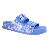 Chinelo Stitch Feminino Adulto Palmilha Confortável E Leve