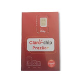 Chip Claro 4g Turbo   Já Vai Com Crédito  kit Com 5unid 