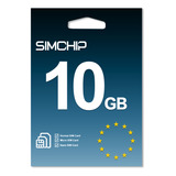 Chip Europa Lite 10 Países 10gb 30 Dias
