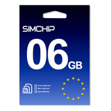 Chip Europa Premium 40 Países 6gb 15 Dias