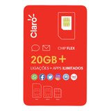 Chip Flex Com 20gb De Internet Ligações Apps Ilimitados