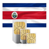 Chip Internacional Costa Rica Franquia Internet 8gb