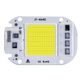 Chip Led Cob 50w 6000k Inteligente Funciona Sem Reator 127v Cor Da Luz Branco frio Voltagem 220v