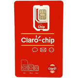 Chip Operadora Claro Gsm 4g Triplo 3 Corte Escolha O Ddd   