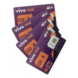 Chip Vivo Pré Pago Internet Ilimitada Vivo Regularizado 5g