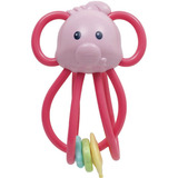 Chocalho Brinquedo Infantil Elefantinho Rosa 10646 Buba