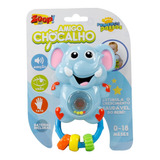 Chocalho C  Som E Luz Para Bebê   Elefante   Zoop Toys